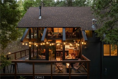 Moody, Modern, and the Cabin in the Woods You've Been Waiting on Lake Arrowhead Country Club in California - for sale on GolfHomes.com, golf home, golf lot