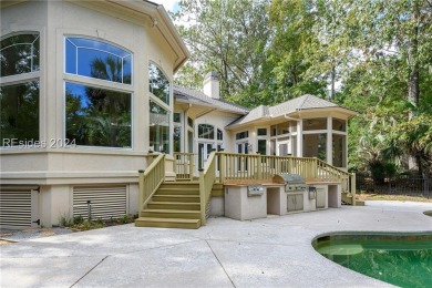 Enjoy views of Magnolia #5 green/lagoon from your main living on Callawassie Island Club in South Carolina - for sale on GolfHomes.com, golf home, golf lot