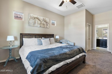 This stunning oasis is located on the 16th hole in Estrella's on Estrella Mountain Ranch Golf Course in Arizona - for sale on GolfHomes.com, golf home, golf lot
