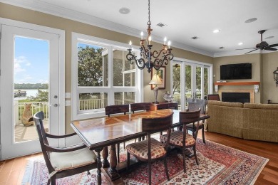 Deep water estate within the gates of a small private community on Sapelo Hammock Golf Club in Georgia - for sale on GolfHomes.com, golf home, golf lot