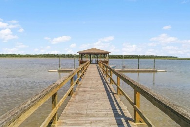Deep water estate within the gates of a small private community on Sapelo Hammock Golf Club in Georgia - for sale on GolfHomes.com, golf home, golf lot