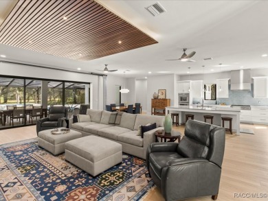 Luxury, efficiency, and elegance converge in this 2022 on Black Diamond Ranch Golf Course in Florida - for sale on GolfHomes.com, golf home, golf lot