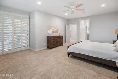 Wake up to sweeping Arizona skies from the extended master suite on Anthem Golf and Country Club  in Arizona - for sale on GolfHomes.com, golf home, golf lot