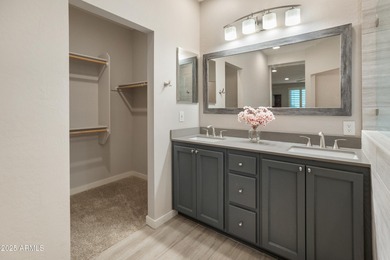 Wake up to sweeping Arizona skies from the extended master suite on Anthem Golf and Country Club  in Arizona - for sale on GolfHomes.com, golf home, golf lot