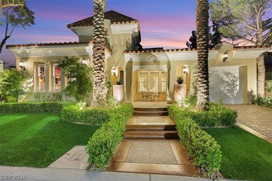 Experience elevated living in this exceptional estate located on Southern Highlands Golf Club in Nevada - for sale on GolfHomes.com, golf home, golf lot