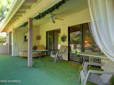 This Charming and Cozy 3 bedroom 2 bath southwest style home is on Oakcreek Country Club in Arizona - for sale on GolfHomes.com, golf home, golf lot