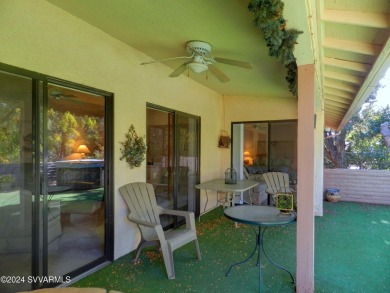 This Charming and Cozy 3 bedroom 2 bath southwest style home is on Oakcreek Country Club in Arizona - for sale on GolfHomes.com, golf home, golf lot