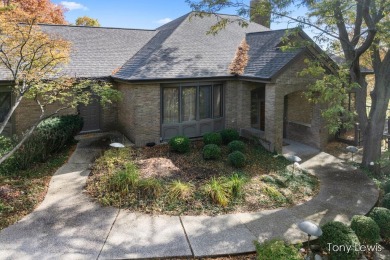 Breathtaking, completely private, setting overlooking golf on Cascade Hills Country Club in Michigan - for sale on GolfHomes.com, golf home, golf lot