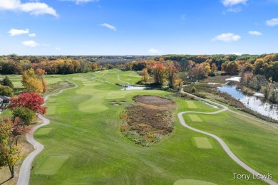 Breathtaking, completely private, setting overlooking golf on Cascade Hills Country Club in Michigan - for sale on GolfHomes.com, golf home, golf lot