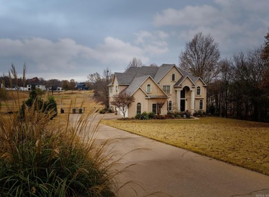 Stunning Custom Home in Ridgepointe With Golf Course Views on RidgePointe Country Club in Arkansas - for sale on GolfHomes.com, golf home, golf lot