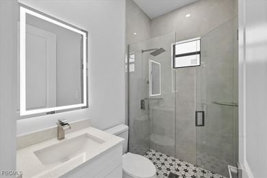 Corner lot new construction offering 3 bedrooms and 2 bathrooms on Lehigh Resort Club in Florida - for sale on GolfHomes.com, golf home, golf lot