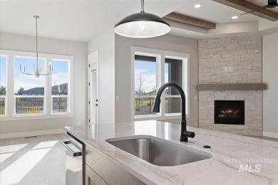 The Birkdale plan featuring black exterior windows making a on Falcon Crest Golf Club in Idaho - for sale on GolfHomes.com, golf home, golf lot