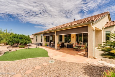 This gorgeous, oversized lot with lush landscaping and bordering on Quail Creek Country Club  in Arizona - for sale on GolfHomes.com, golf home, golf lot