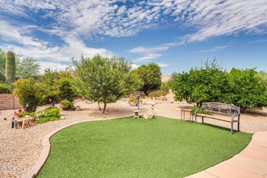 This gorgeous, oversized lot with lush landscaping and bordering on Quail Creek Country Club  in Arizona - for sale on GolfHomes.com, golf home, golf lot