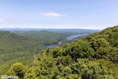 Captivating long-range views of the Blue Ridge Mountains await! on Lake Toxaway Country Club in North Carolina - for sale on GolfHomes.com, golf home, golf lot