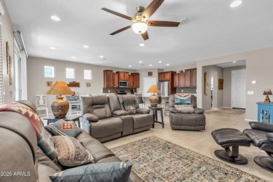 EXPLORE INSPIRED RESORT LIVING! This home is FURNISHED & on Poston Butte Golf Club in Arizona - for sale on GolfHomes.com, golf home, golf lot