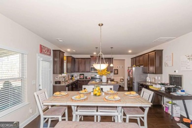 Set on a large golf course lot, this 5 bedroom, 4 bath home on The Club at Shoal Creek Golf Course in Georgia - for sale on GolfHomes.com, golf home, golf lot