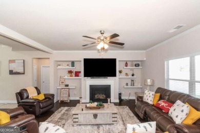 Set on a large golf course lot, this 5 bedroom, 4 bath home on The Club at Shoal Creek Golf Course in Georgia - for sale on GolfHomes.com, golf home, golf lot