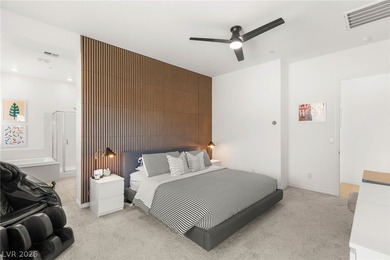 Experience elevated desert living in this beautifully upgraded on Reflection Bay Golf Club in Nevada - for sale on GolfHomes.com, golf home, golf lot