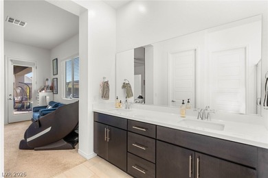 Experience elevated desert living in this beautifully upgraded on Reflection Bay Golf Club in Nevada - for sale on GolfHomes.com, golf home, golf lot