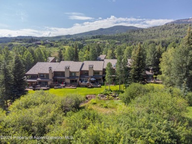 This Country Club Townhome enjoys privacy and a peaceful on The Snowmass Club in Colorado - for sale on GolfHomes.com, golf home, golf lot