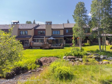 This Country Club Townhome enjoys privacy and a peaceful on The Snowmass Club in Colorado - for sale on GolfHomes.com, golf home, golf lot