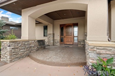 Exquisite Custom Home with Mountain and Golf Course on Harmony Golf Club in Colorado - for sale on GolfHomes.com, golf home, golf lot
