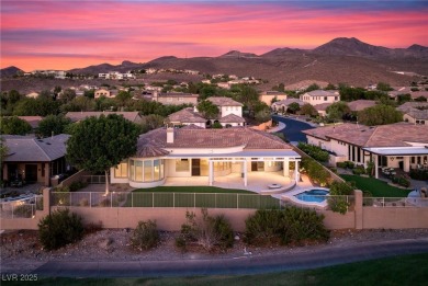 Stunning golf course single story Estate with Strip views in on Anthem Country Club in Nevada - for sale on GolfHomes.com, golf home, golf lot