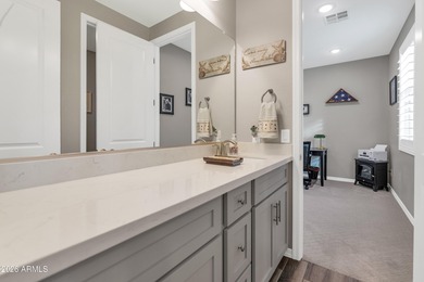 Enjoy panoramic mountain views and Phoenix skyline sunrises from on Verrado Golf Club  in Arizona - for sale on GolfHomes.com, golf home, golf lot