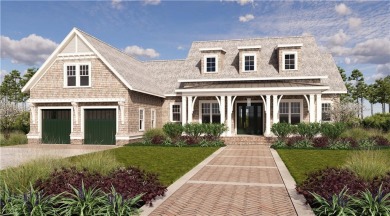 Grays, greens, and classic cedar texture. A cottage that evokes on Frederica Golf Club in Georgia - for sale on GolfHomes.com, golf home, golf lot