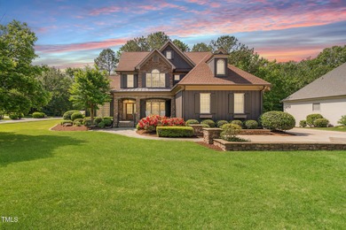 This stunning Heritage home built by Homes By Dickerson offers a on Heritage Golf Club in North Carolina - for sale on GolfHomes.com, golf home, golf lot