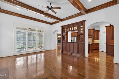 This stunning Heritage home built by Homes By Dickerson offers a on Heritage Golf Club in North Carolina - for sale on GolfHomes.com, golf home, golf lot