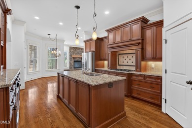 This stunning Heritage home built by Homes By Dickerson offers a on Heritage Golf Club in North Carolina - for sale on GolfHomes.com, golf home, golf lot