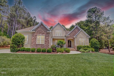 Welcome to an exceptional custom home nestled on nearly an acre on Chapel Ridge Golf Club in North Carolina - for sale on GolfHomes.com, golf home, golf lot