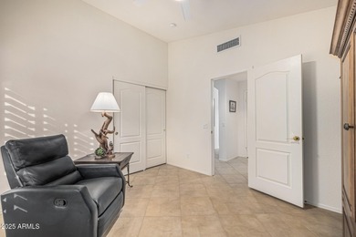 This immaculate, well-maintained home is nestled in a quiet on Tuscany Falls At Pebble Creek in Arizona - for sale on GolfHomes.com, golf home, golf lot