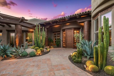 Stunning Southwest-Style Retreat in Desert Mountain with GOLF on Desert Mountain Golf Club - Renegade Course in Arizona - for sale on GolfHomes.com, golf home, golf lot