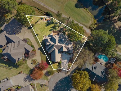 Experience stunning golf course views from this beautiful home on Centennial Valley Golf Course in Arkansas - for sale on GolfHomes.com, golf home, golf lot