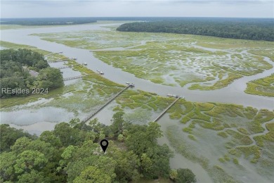 Enjoy the ultimate SC Lowcountry Lifestyle, with Deep Water and on Callawassie Island Club in South Carolina - for sale on GolfHomes.com, golf home, golf lot