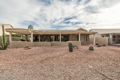 This immaculate, well-maintained home is nestled in a quiet on Tuscany Falls At Pebble Creek in Arizona - for sale on GolfHomes.com, golf home, golf lot