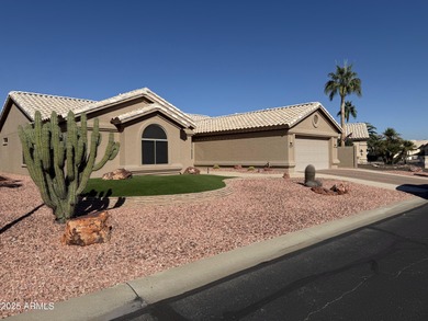 This immaculate, well-maintained home is nestled in a quiet on Tuscany Falls At Pebble Creek in Arizona - for sale on GolfHomes.com, golf home, golf lot