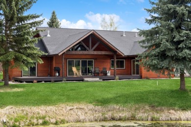 This superb single-level home overlooks the pond on the 14th on Eagle Bend Golf Course in Montana - for sale on GolfHomes.com, golf home, golf lot