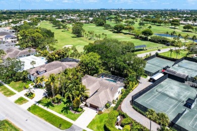 Situated  on a secluded lot, this delightful home masterfully on Delaire Golf and Country Club in Florida - for sale on GolfHomes.com, golf home, golf lot