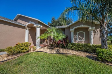 From the elegant front portico and pristine landscaping to the on Heritage Pines Country Club in Florida - for sale on GolfHomes.com, golf home, golf lot