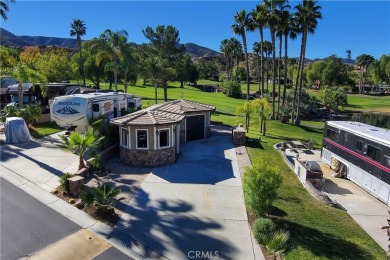 Amazing Waterfall Views with Sunset in the Background. Gorgeous on Rancho California RV Resort in California - for sale on GolfHomes.com, golf home, golf lot