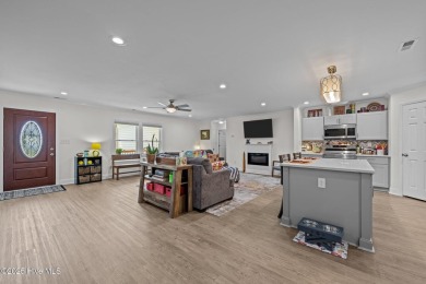 Coming soon! No showings!! Built in the fall of 2022 and nestled on Harbour Point Golf Club in North Carolina - for sale on GolfHomes.com, golf home, golf lot