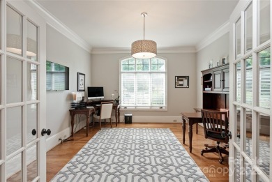 Stunning Private Estate on fairly flat lot overlooking over the on Firethorne Country Club in North Carolina - for sale on GolfHomes.com, golf home, golf lot