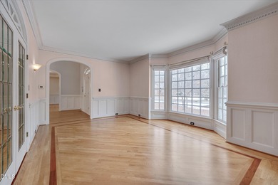 This impressive and stately home is nestled perfectly in the on Treyburn Country Club in North Carolina - for sale on GolfHomes.com, golf home, golf lot