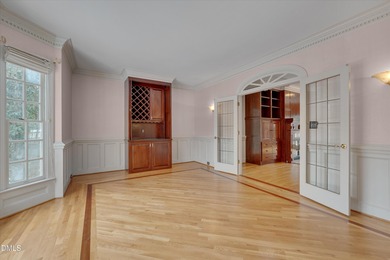 This impressive and stately home is nestled perfectly in the on Treyburn Country Club in North Carolina - for sale on GolfHomes.com, golf home, golf lot