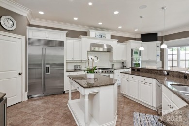Stunning Private Estate on fairly flat lot overlooking over the on Firethorne Country Club in North Carolina - for sale on GolfHomes.com, golf home, golf lot