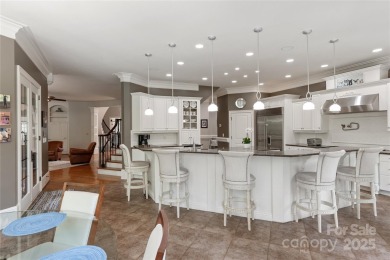 Stunning Private Estate on fairly flat lot overlooking over the on Firethorne Country Club in North Carolina - for sale on GolfHomes.com, golf home, golf lot